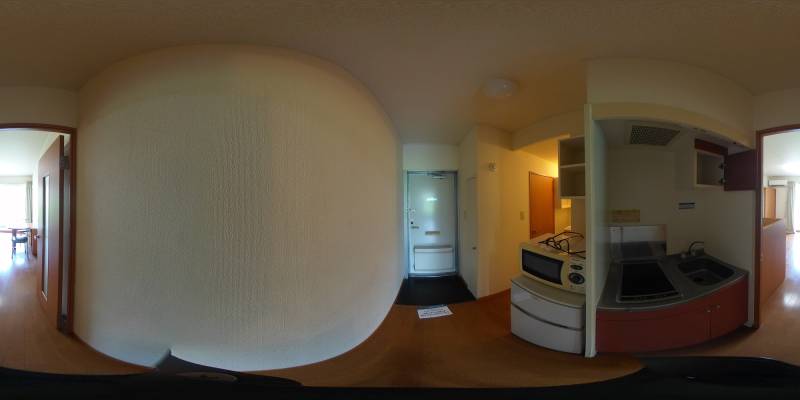 パノラマ画像キッチン