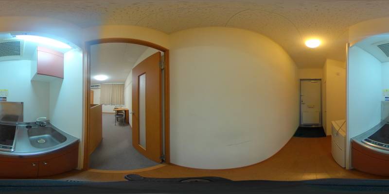 パノラマ画像キッチン