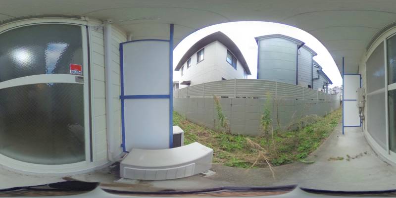 パノラマ画像バルコニー
