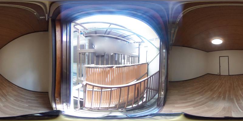 パノラマ画像バルコニー