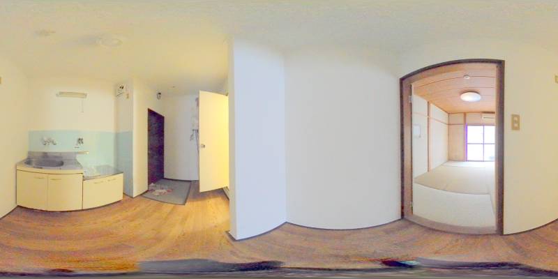 パノラマ画像キッチン