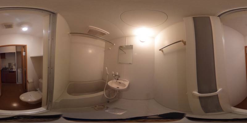 パノラマ画像バスルーム
