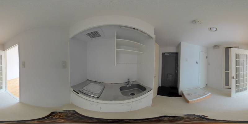 パノラマ画像キッチン