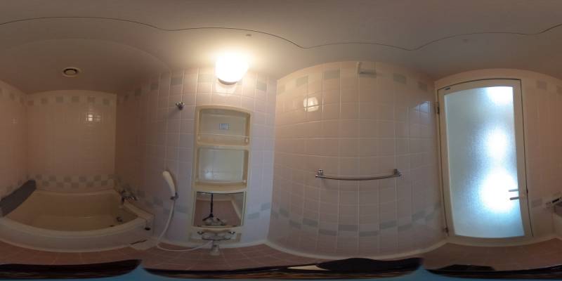 パノラマ画像バスルーム