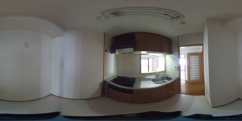 パノラマ画像キッチン