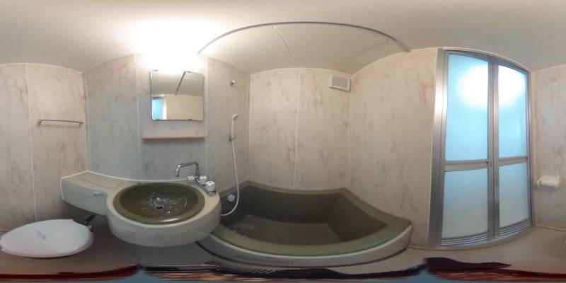 パノラマ画像バスルーム