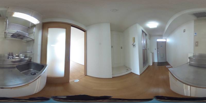 パノラマ画像キッチン