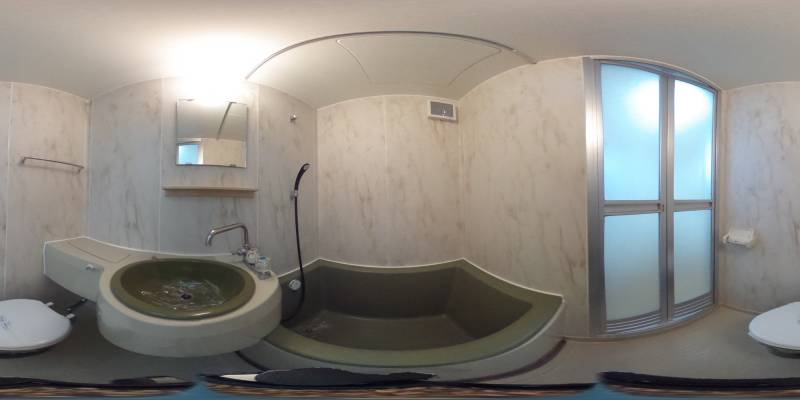 パノラマ画像バスルーム