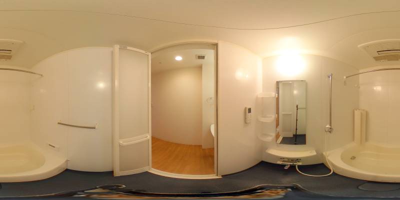 パノラマ画像バスルーム