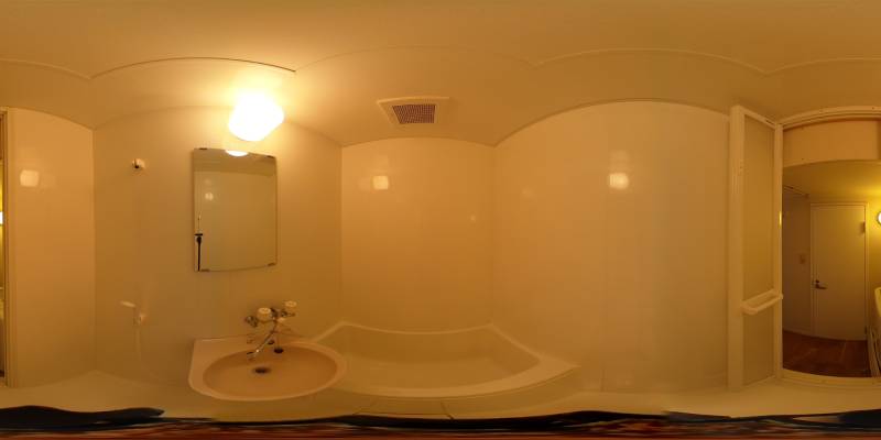 パノラマ画像バスルーム