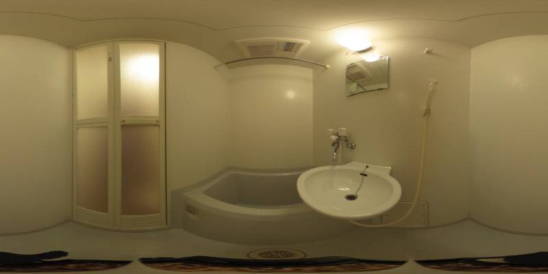 パノラマ画像バスルーム