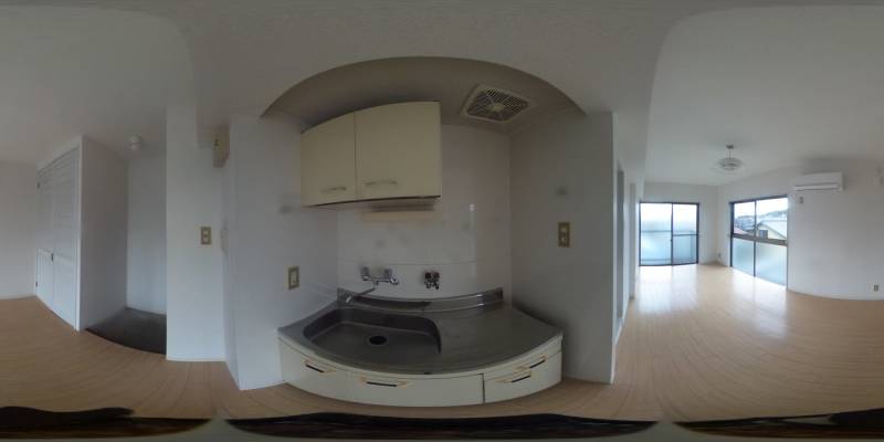 パノラマ画像キッチン