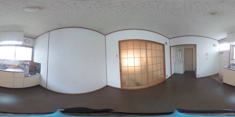 パノラマ画像キッチン