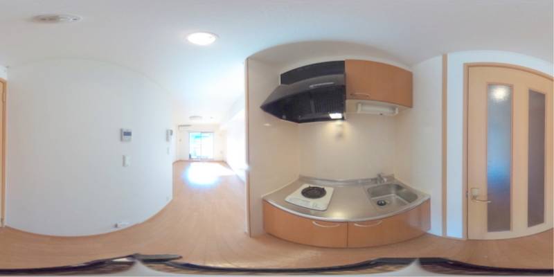 パノラマ画像キッチン