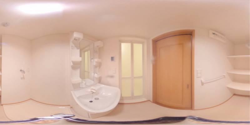 パノラマ画像洗面所