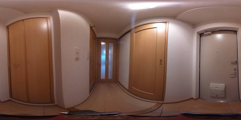 パノラマ画像玄関