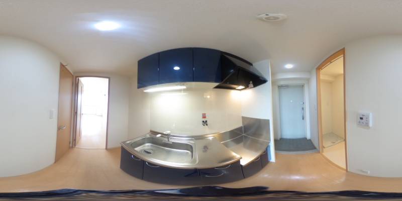 パノラマ画像キッチン