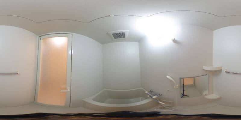 パノラマ画像バスルーム