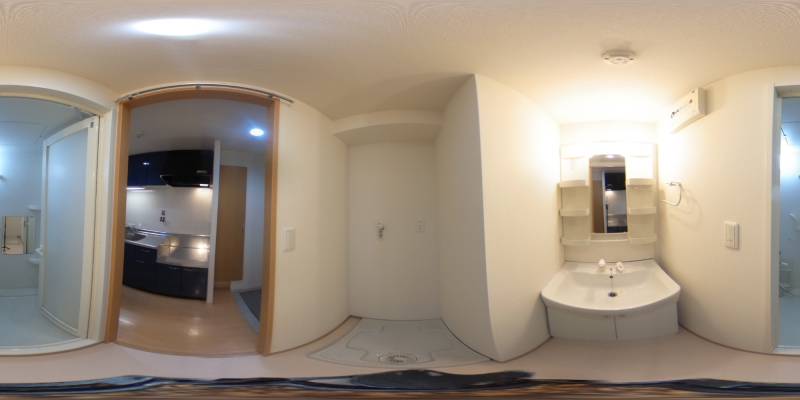 パノラマ画像洗面所