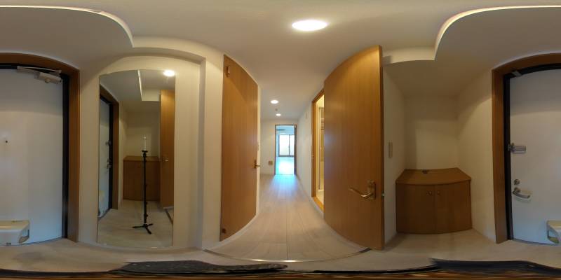 パノラマ画像玄関