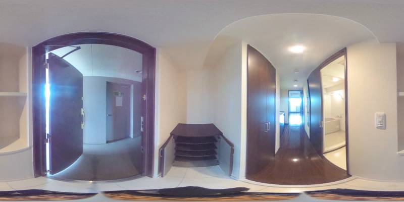 パノラマ画像玄関