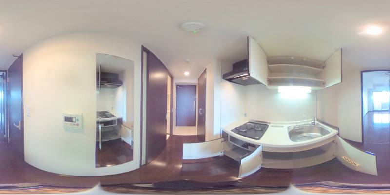 パノラマ画像キッチン