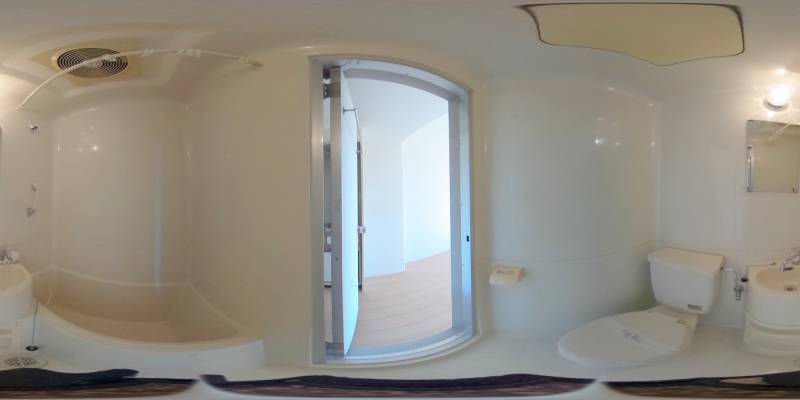 パノラマ画像バスルーム