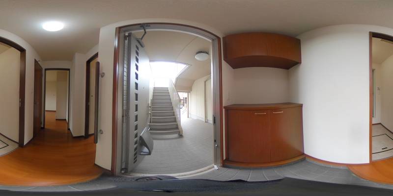 パノラマ画像玄関