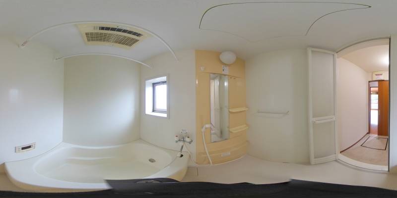 パノラマ画像バスルーム