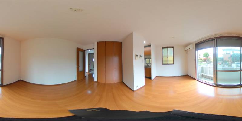 パノラマ画像リビング