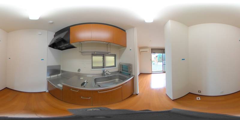 パノラマ画像キッチン