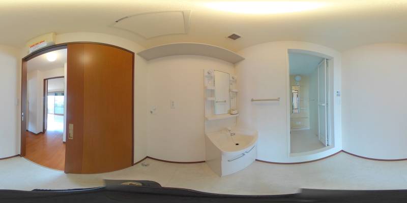 パノラマ画像洗面所