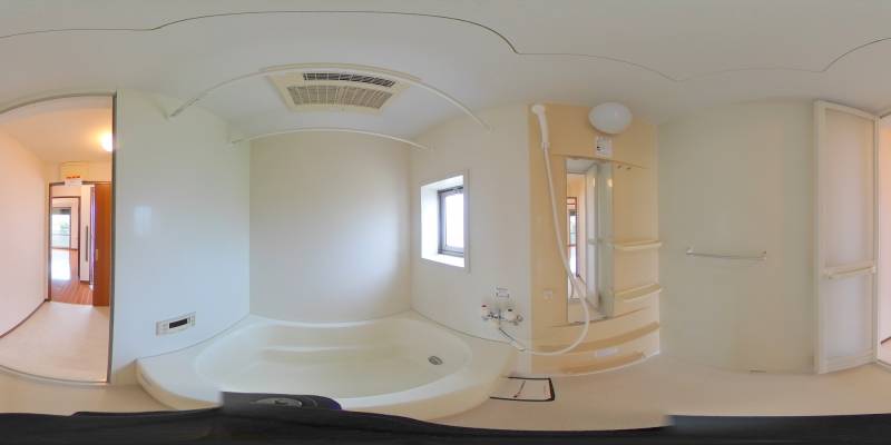 パノラマ画像バスルーム