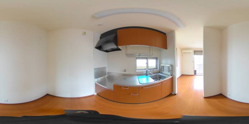 パノラマ画像キッチン