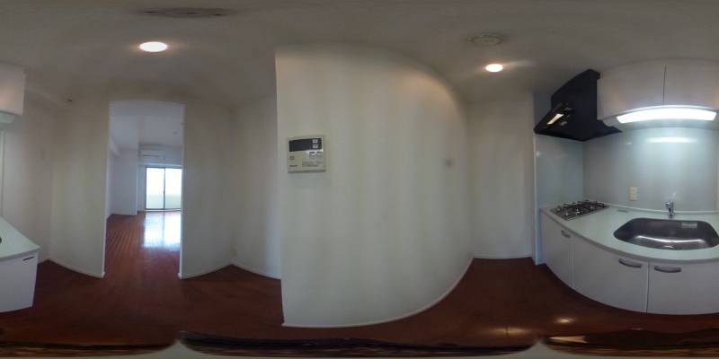 パノラマ画像キッチン