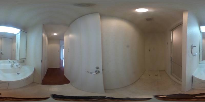 パノラマ画像洗面所