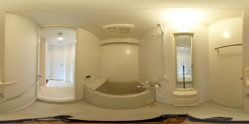 パノラマ画像バスルーム