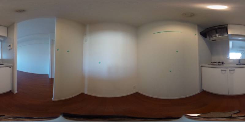 パノラマ画像キッチン