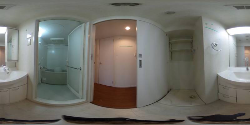 パノラマ画像バスルーム