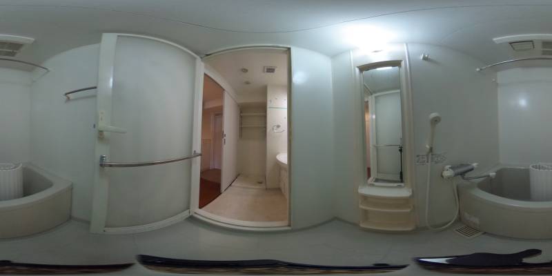 パノラマ画像バスルーム
