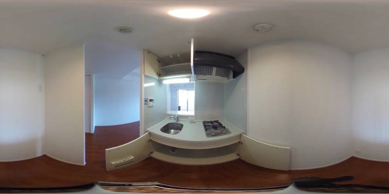 パノラマ画像キッチン