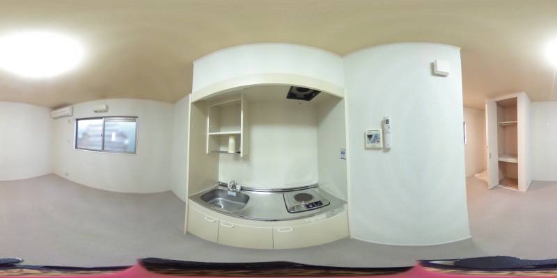 パノラマ画像キッチン