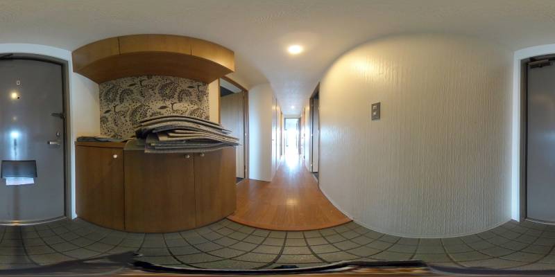 パノラマ画像玄関