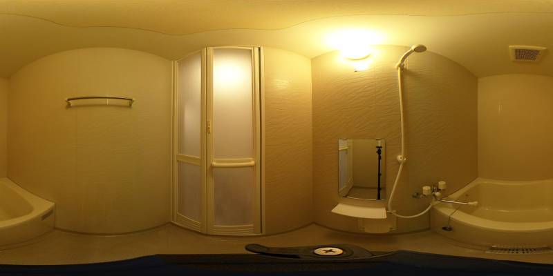 パノラマ画像バスルーム