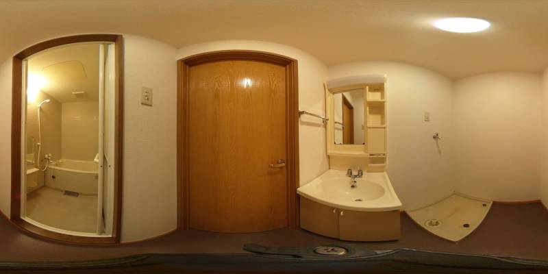 パノラマ画像洗面所