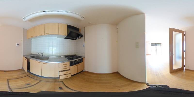 パノラマ画像キッチン