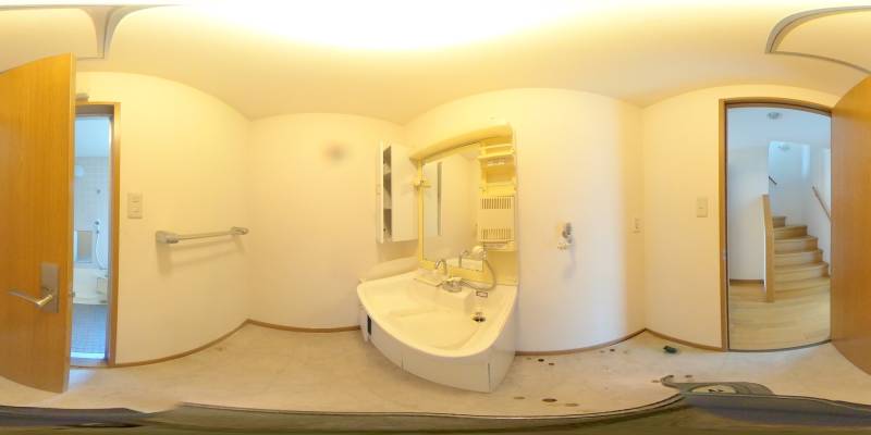 パノラマ画像洗面所