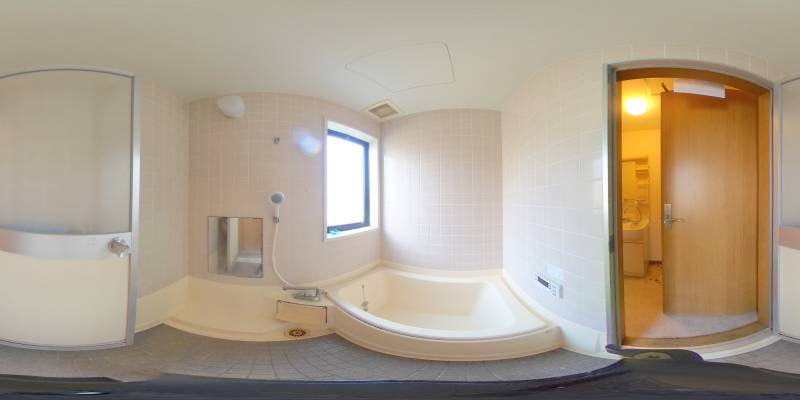 パノラマ画像バスルーム