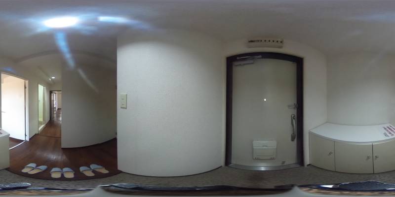 パノラマ画像玄関