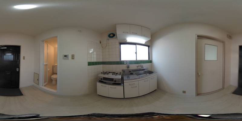 パノラマ画像キッチン